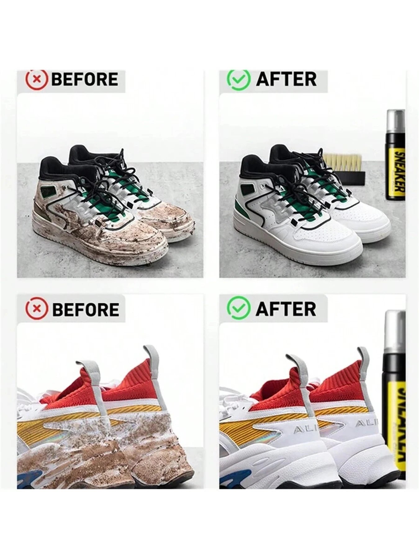 ✅ PACK LIMPIADOR EN  ESPUMA PARA ZAPATILLAS 👟