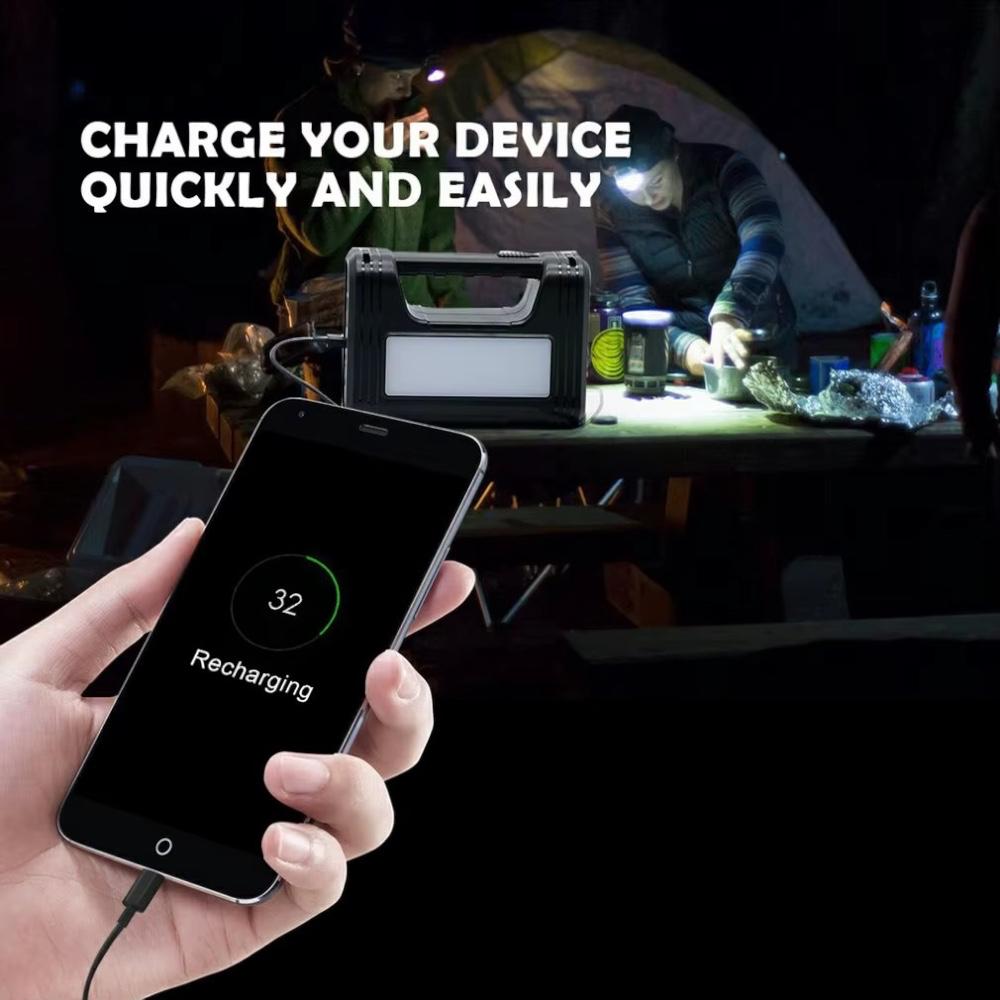 🔋 KIT SOLAR DE EMERGENCIA RECARGABLE PORTATIL ☀️🌟